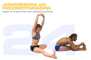 Janushirasana with Paschimotthanasana