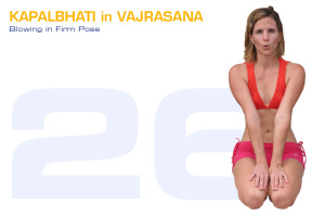 Kapalbhati in Vajrasana
